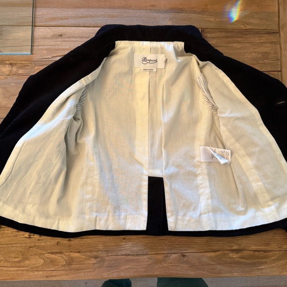 Boys Bonpoint Black Corduroy Blazer LIKE NEW size 4 - Picture 3 of 5